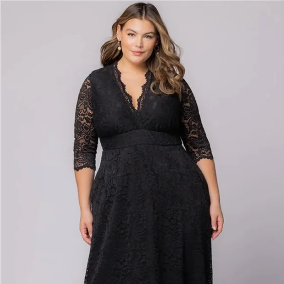 chinese dress ladies Kiyonna Luna Lace Dress